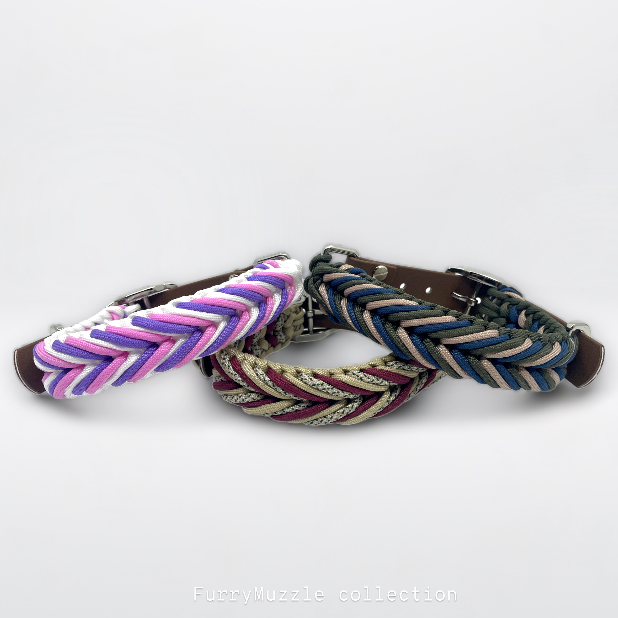 Handgemaakte paracord Type 3 halsbanden