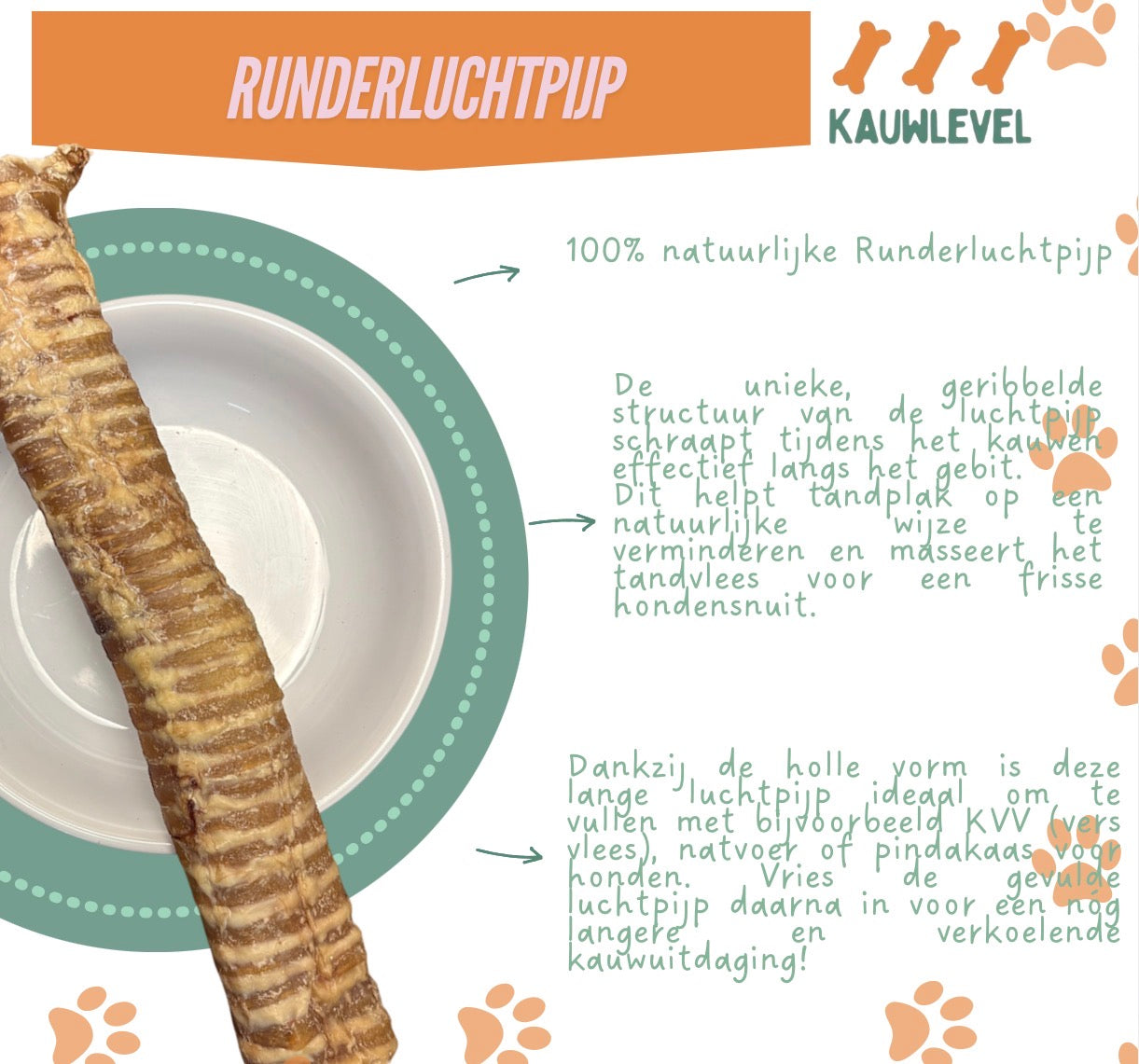Runderluchtpijp lang