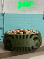 🐾 Gepersonaliseerde Voerbakhouder Ø 21 cm (3D Geprint) 🐾