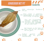 Runderoor met pit