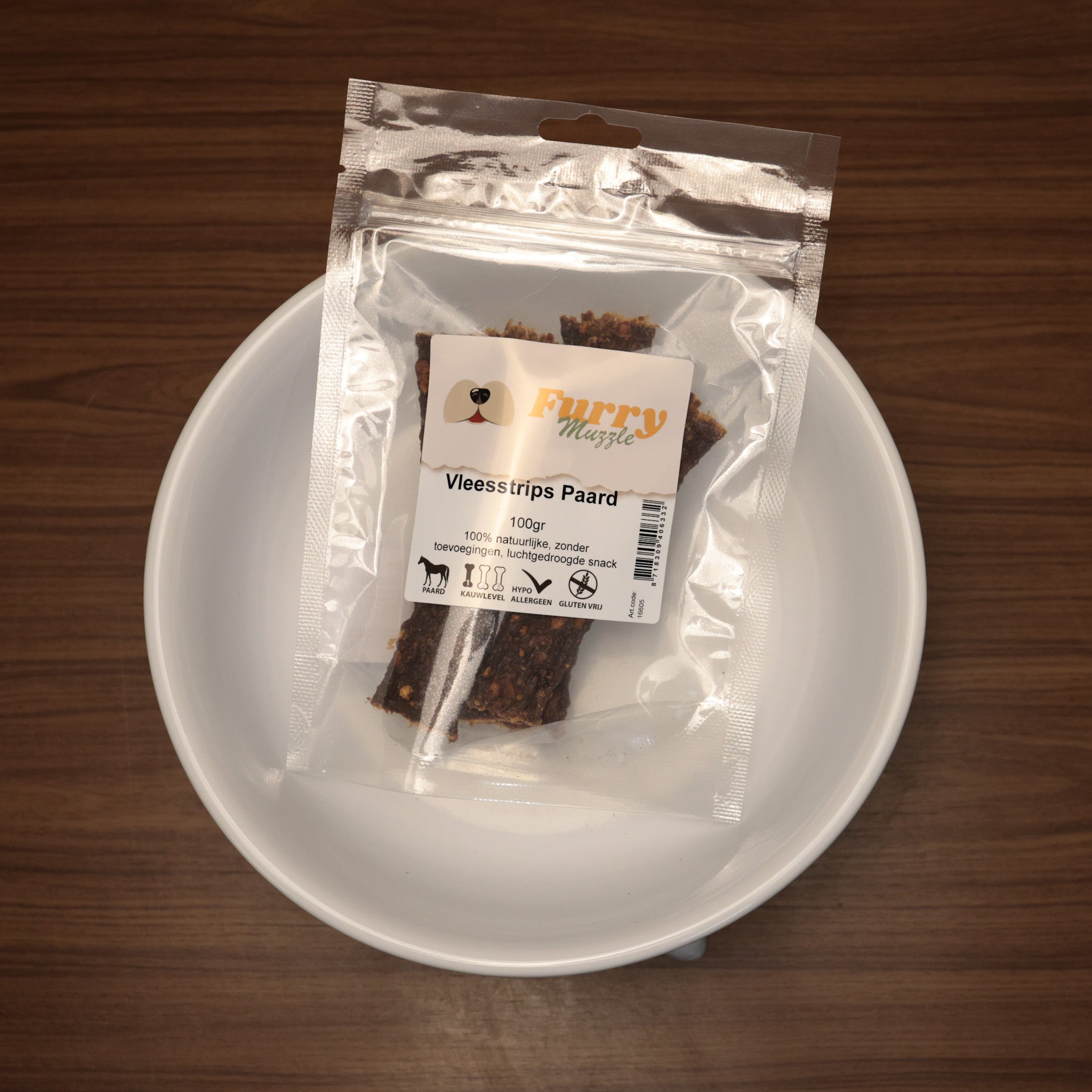 Vleesstrips Paard (100 gram)